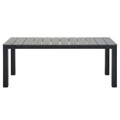 Elegant 80-Inch Outdoor Patio Dining Table With Sturdy Construction