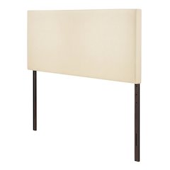 Upholstered Queen Headboard in Neutral Fabric, Durable Frame, Stylish Design
