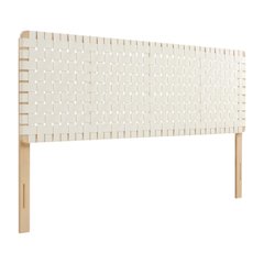 Vegan Leather King Headboard with Modern Texture and Durable Frame