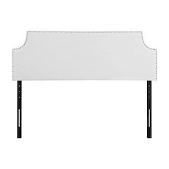 Upholstered Vinyl Full Headboard with Smooth Finish and Durable Design