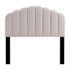 Performance Velvet Full/Queen Headboard with Plush Upholstery and Sturdy Frame