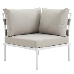 Outdoor Patio Aluminum Armless Lounge Chair With Lightweight Design