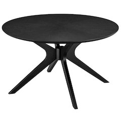 Round Wooden Coffee Table with Modern Design and Durable Build