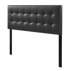 Upholstered Vinyl Queen Headboard with Elegant Design and Durable Finish