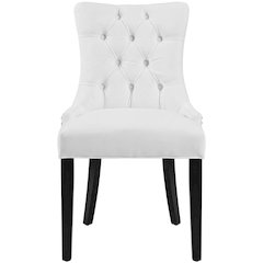 Upholstered Dining Chair with Backrest and Comfortable Seat
