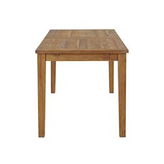 Extendable Outdoor Patio Teak Dining Table, Elegant Design, Durable Construction