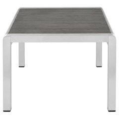 Aluminum Outdoor Coffee Table With Modern Design And Sturdy Base