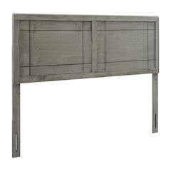 Wood King Headboard with Solid Build and Classic Design for Bedroom