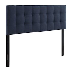 Upholstered Fabric King Headboard with Soft Padding and Elegant Design