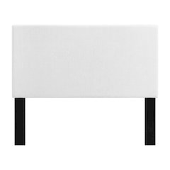 Upholstered Linen Fabric King and California King Headboard with Padded Design