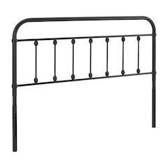 Metal Queen Headboard inwith Sturdy Frame and Elegant Design