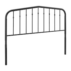 Metal Queen Headboard with Sturdy Frame and Contemporary Design