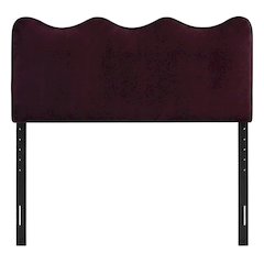 Velvet King Size Headboard Only, King Headboard, Mulberry