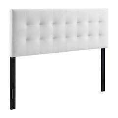 Tufted Performance Velvet Queen Headboard, Biscuit Detailing, Durable Fabric