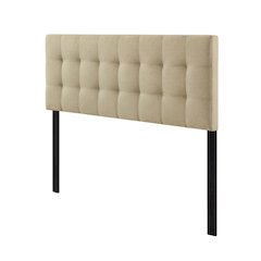 Upholstered Fabric Full Headboard with Padded Design for Comfortable Support