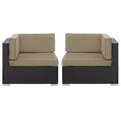 Gather Outdoor Patio Corner Sectional Set of 2
