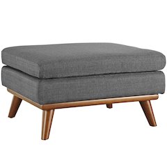 Engage Upholstered Fabric Ottoman