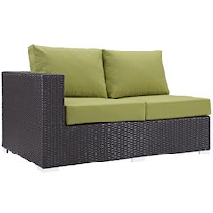 Convene Outdoor Patio Left Arm Loveseat