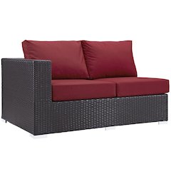 Convene Outdoor Patio Left Arm Loveseat