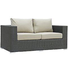 Sojourn Outdoor Patio Sunbrella Loveseat