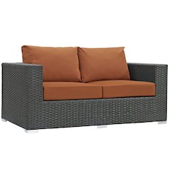 Sojourn Outdoor Patio Sunbrella Loveseat