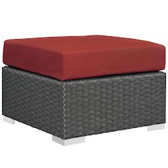 Sojourn Outdoor Patio Sunbrella Ottoman