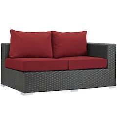 Sojourn Outdoor Patio Sunbrella Right Arm Loveseat