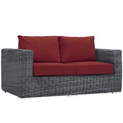 Summon Outdoor Patio Sunbrella Loveseat
