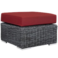 Summon Outdoor Patio Sunbrella Ottoman