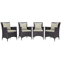 Convene 4 Piece Outdoor Patio Dining Set