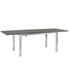Shore Outdoor Patio Aluminum Dining Table