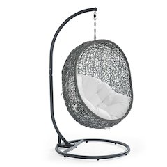 Hide Outdoor Patio Swing Chair With Stand