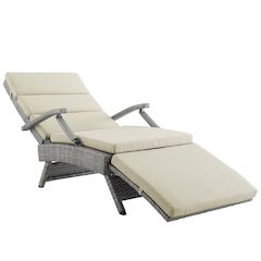Envisage Chaise Outdoor Patio Wicker Rattan Lounge Chair