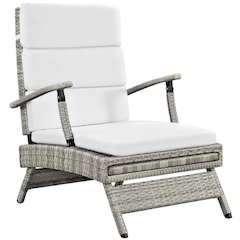 Envisage Chaise Outdoor Patio Wicker Rattan Lounge Chair