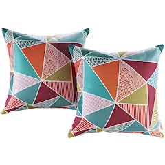 Modway 2 Piece Outdoor Patio Pillow Set