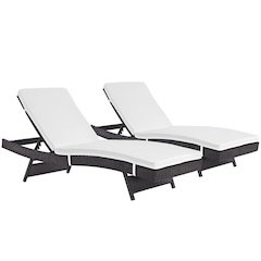 Convene Outdoor Patio Chaise Set of 2