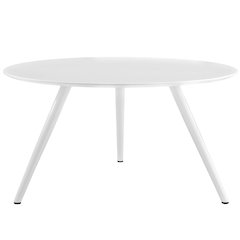 Lippa 54" Round Wood Dining Table with Tripod Base