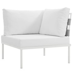 Harmony Outdoor Patio Aluminum Corner Sofa