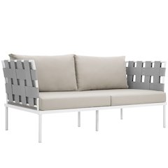 Harmony Outdoor Patio Aluminum Loveseat