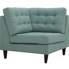 Empress Upholstered Fabric Corner Sofa