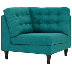 Empress Upholstered Fabric Corner Sofa