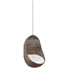 Bean Outdoor Patio Swing Chair Without Stand