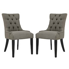 Regent Fabric Dining Side Chair Set of 2