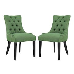 Regent Fabric Dining Side Chair Set of 2