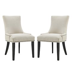 Marquis Fabric Dining Side Chair Set of 2
