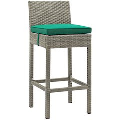 Conduit Outdoor Patio Wicker Rattan Bar Stool