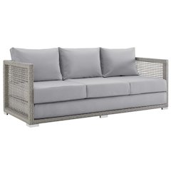Aura Outdoor Patio Wicker Rattan Sofa