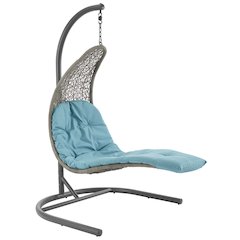 Landscape Hanging Chaise Lounge Outdoor Patio Swing Chair