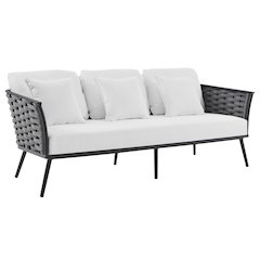 Stance Outdoor Patio Aluminum Sofa