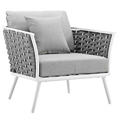 Stance Outdoor Patio Aluminum Armchair